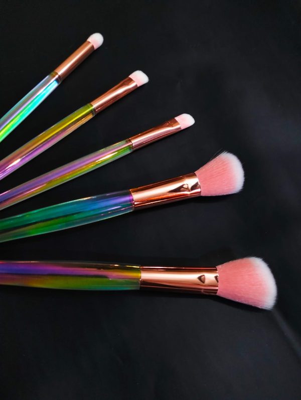 Hologlam Makeup Brush Set – 5 Pcs - Image 2